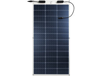 Solarmodul 20 Watt kristallin 18V mit MC4 Steckverbindungen Photovoltaik Camping Abmessungen 507 x 340 x 35 mm Solarpanel esotec 120022 