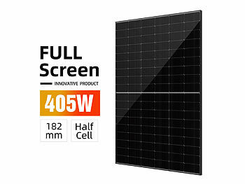 AVM Monokristallines Solarpanel, Full-Screen, 405 W, MC4 Versandrückläufer