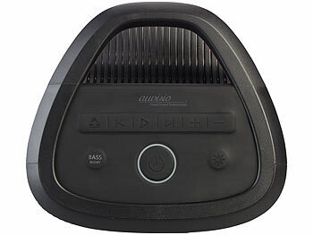 auvisio 2er-Set mobile Outdoor-PA-Partyanlagen & -Bluetooth-Boomboxen, 200 W