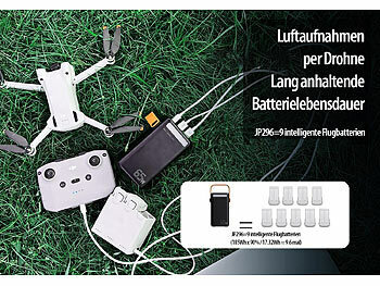 revolt Powerbank 50.000 mAh, USB-C PD bis 65 W, 3x USB-A, Super Charge, LED