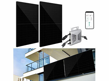 revolt 820W (2x410W) MPPT-Balkon-Solaranlage + 800W On-Grid-Wechselrichter