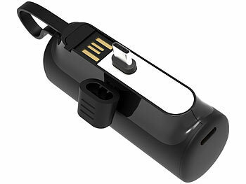Powerbank mit USB-C-Stecker, integriertem Ladekabel und Power Delivery