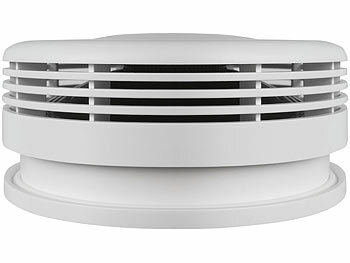 VisorTech 3er-Set WLAN-Rauchwarnmelder, weltweite App-Benachrichtigung, 85 dB