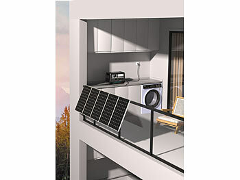 Powerstation LiFePO4 mit Solarpanel
