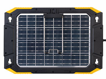 revolt Bifaziales Solar-Ladegerät für Kfz-/Wohnmobil-Batterien, 12 V, 13 Watt