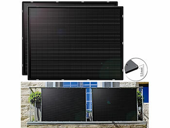 revolt Solar-Set: WLAN-Mikroinverter mit 1,03-kWh-Akku & 2x 215-W-Solarmodul
