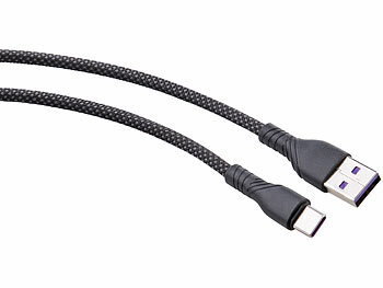 Callstel Magnetisches Daten- & Ladekabel USB-A auf USB-C, PD, QC 4.0, bis 66 W