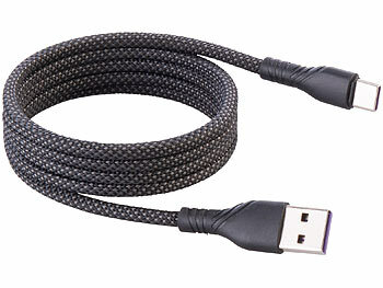Callstel Magnetisches Daten- & Ladekabel USB-A auf USB-C, PD, QC 4.0, bis 66 W