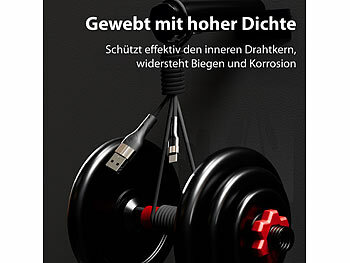 Callstel Magnetisches Daten- & Ladekabel USB-A auf USB-C, PD, QC 4.0, bis 66 W