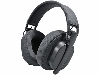 auvisio Klappbares 3in1-Funk-Gaming-Headset, 2,4 GHz, BT 5.3, 10 Std. Akku