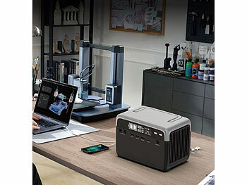 revolt Powerstation & Solar-Generator, 230 Wh, 230 V, 300 W & Solarpanel 60 W