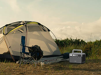 revolt Powerstation & Solar-Generator, 230 Wh, 230 V, 300 W & Solarpanel 60 W