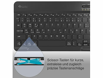 ultraflache, Beleuchtete Funk- & Tastatur, Bluetooth