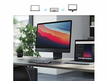 universelle Tastatur für mehrere Geräte, Bluetooth 