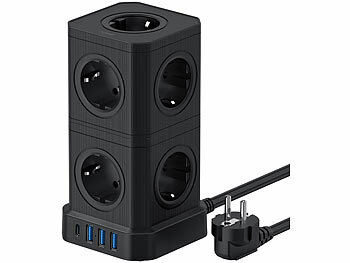 13-in-1 Mehrfachsteckdose mit USB