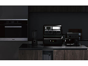 revolt On-Grid-Powerstation & Solar-Konverter, Akku-Erweiterung,3 Solarmodule