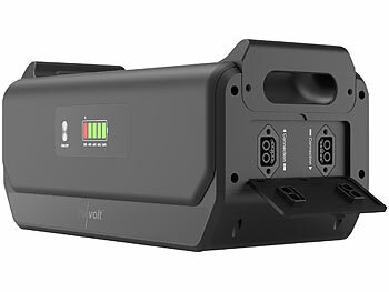 revolt On-Grid-Powerstation & Solar-Konverter, Akku-Erweiterung,3 Solarmodule