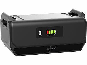 revolt On-Grid-Powerstation & Solar-Konverter, Akku-Erweiterung,3 Solarmodule