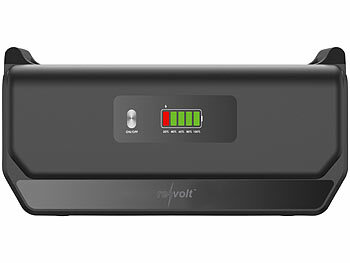 revolt On-Grid-Powerstation & Solar-Konverter, Akku-Erweiterung,3 Solarmodule