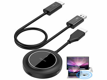 HDMI Funkübertragung: TVPeCee Wireless HDMI-Funk-Adapter mit Sender und Empfänger, 1080p, 5 GHz