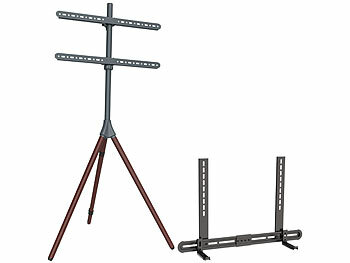 General Office Schwenkbarer TV Ständer/ Halterung mit Universal-Soundbar-Halterung