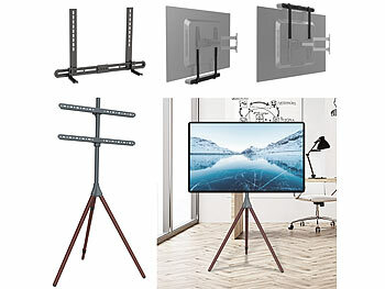 General Office Schwenkbarer TV Ständer/ Halterung mit Universal-Soundbar-Halterung