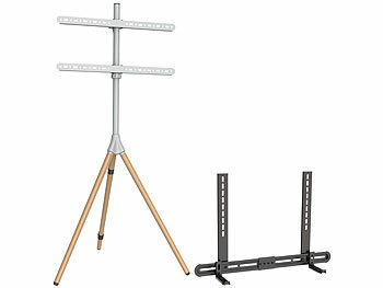 General Office Schwenkbarer TV Ständer/ Halterung mit Universal-Soundbar-Halterung
