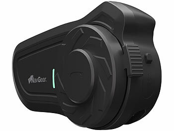 NavGear Motorrad-Kommunikations-System für bis zu 2 Personen, Bluetooth