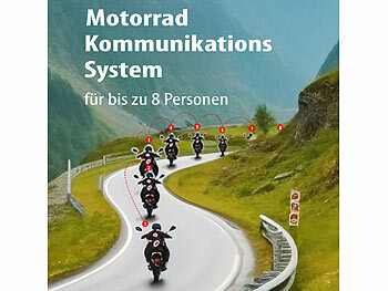 Motorrad-Halbhelm-BT-Headset