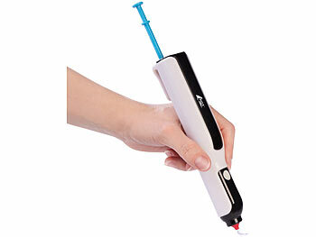 AGT Akku-Heißklebestift mit 80 farbigen Klebesticks, 2000 mAh, USB-C