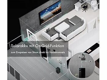 Marstek Solaranlage für die Steckdose: ON-Grid-Solarakku & 4x 440W Solarmodule