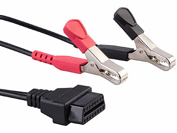 Lescars 2er-Set Profi-2in1-OBD2-Scanner & Batterie-Tester, HD-Farbdisplay