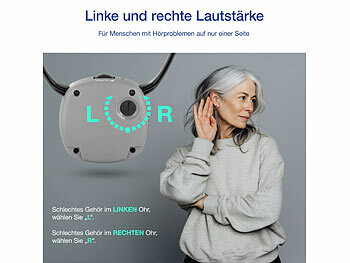 Akku-Kopfhörer und Hörhilfe