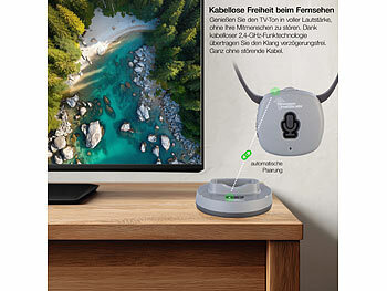 Kinnbügel-Kopfhörer für Fernseher