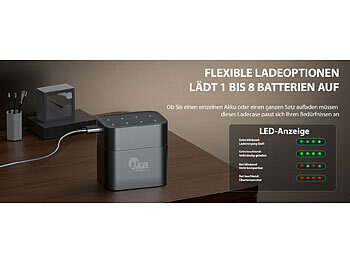 Akkus mit Ladegerät für unterwegs