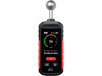 Mauerwerk Baustoff Feuchtigkeit Wand Holz Akku Alarm