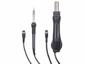 AGT Digitale 2in1-Löt- & Heißluftstation, 500°C, 700W, 120 l/Min., Display 