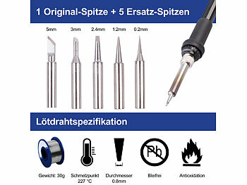 Heißluft-Lötkolben 