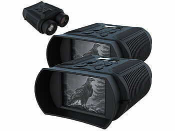 Zavarius 2er-Set Binokulares Akku-Nachtsichtgerät, QHD-Kamera, bis 500 m IR