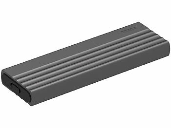 Xystec Ultrakompaktes SSD-Gehäuse NVMe M.2, USB 3.1 Gen2, 10Gbps, USB-C/A