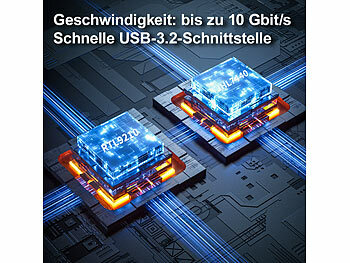 Externe SSD-Festplatten-Gehäuse