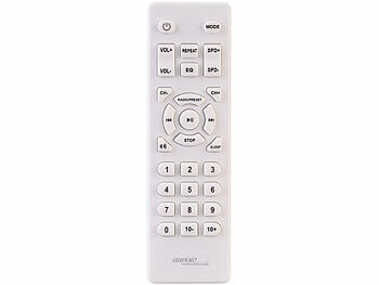 auvisio Tragbarer Akku-CD-Spieler & UKW-Radio, Bluetooth, Timer, USB, AUX 