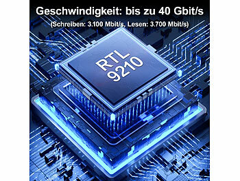 Aluminium-SSD-Festplatten-Gehäuse