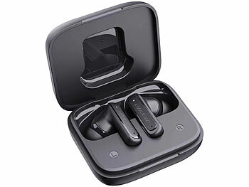 auvisio KI-Echtzeitzeitübersetzer & In-Ear-Kopfhörer, 135 Sprachen, ANC, 28 dB