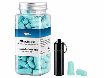 newgen medicals 240 Paar Ohrstöpsel zum Schlafen und zur Lärmreduzierung bis 38 db 