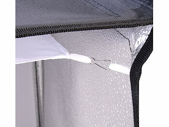 Somikon Fotobox zum Fotografieren, faltbar, mit LED-Licht, Versandrückläufer 