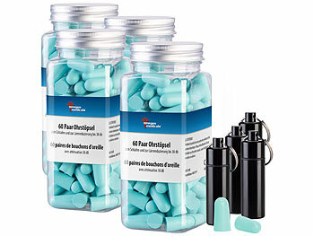 Ohrstöpsel Lärmschutz: newgen medicals 240 Paar Ohrstöpsel zum Schlafen und zur Lärmreduzierung bis 38 db 