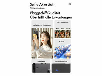 Farbtemperatur Beleuchtung Fotografie Modus Foto Akku Helligkeitsstufe