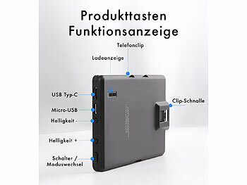Selfie-Lichter für Produktfotos am Schreibtisch
