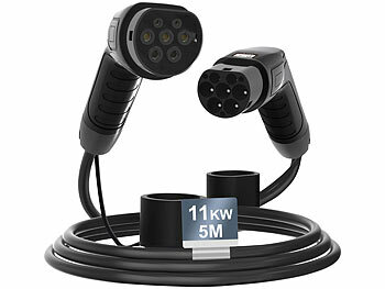 revolt 3-phasiges Typ-2-Ladekabel, Modus 3, 16 A, 11 kW, 5 m Länge